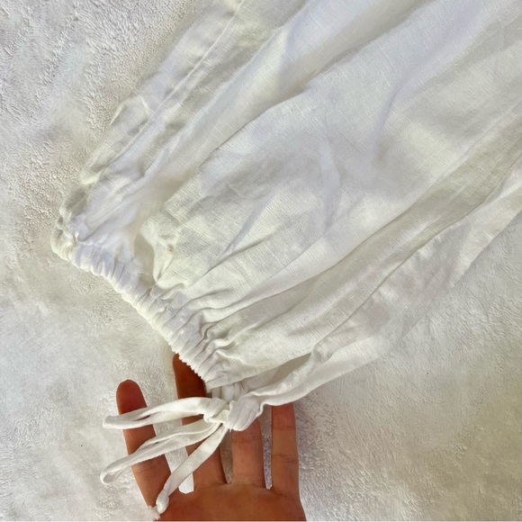 Reformation Rose Jumpsuit in white / ivory size 2 - Picture 11 of 14